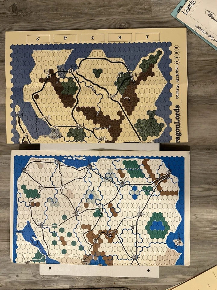 Fantasy Games Unlimited - Lords & Wizards - 1ª Edición Juego de Guerra Zip - Raro Foto 3 de 4