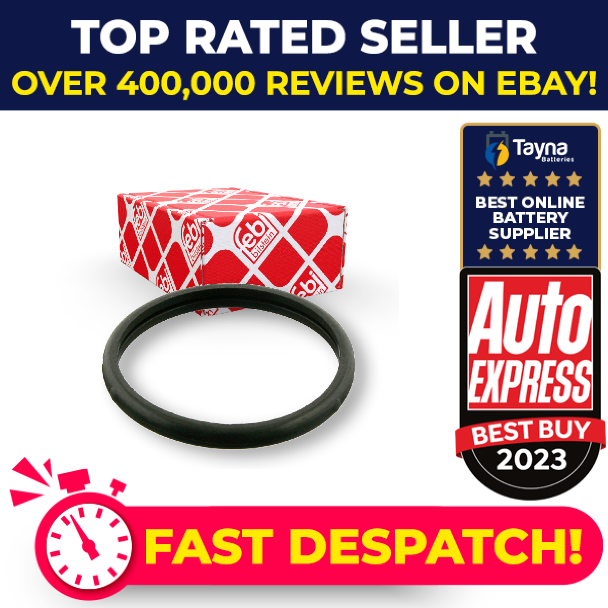 Thermostat Gasket 10260 Febi A6012030076 6012030076 Genuine Quality Guaranteed