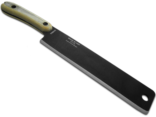 ESEE Knives Libertariat Machete 1st Run Black Ox Carbon Steel Tan Micarta - Bild 2 von 3
