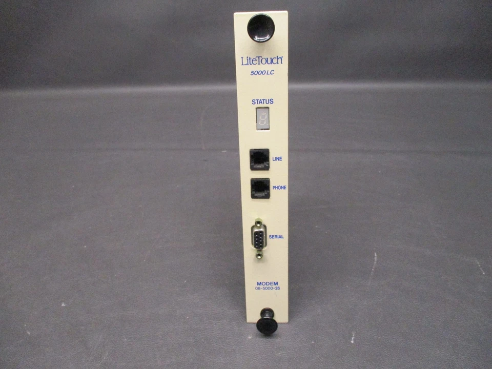 Litetouch 5000LC / 08-5000-26 Modem Board Face Plate, Line/Phone/Serial/Status - Image 4 of 4