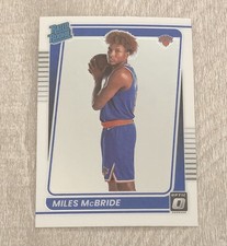 2021-22 Donruss Optic #174 Miles McBride Rookie Card New York Knicks