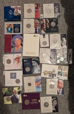 Royal Mint, A Mix Of The Royal Family Coins From Across The Decades.