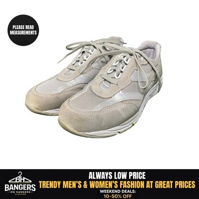 SAS Journey Walking Shoes Women's 9.5 S Gray Mesh Leather Sneakers 1850