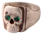 Ring 835 Silver WW1 Gothic WWI Cosplay Biker Soldier's amulet gift Military Army