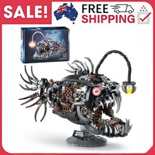 1038PCS Mechanical Fish Building Set – Ocean Animal Blocks, STEM Toy, Desk Decor