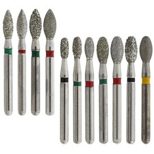 Dental Football Diamond Bur FG Egg Pointed 368 379 Super Fine Coarse High Speed