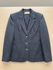 PENDLETON 12 Women s Vintage 100 Pure Virgin Wool Blazer Jacket 3-Button