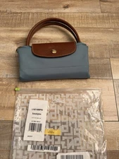 Longchamp Le Pliage Small Top Handle Handbag Eucalyptus New