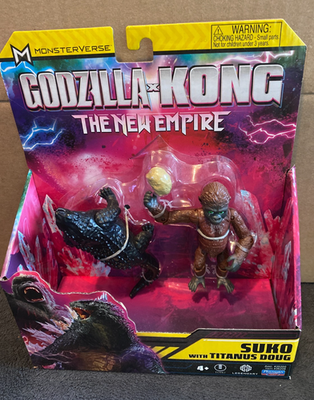 PLAYMATES TOYS GODZILLA x KONG THE NEW EMPIRE SUKO WITH TITANUS