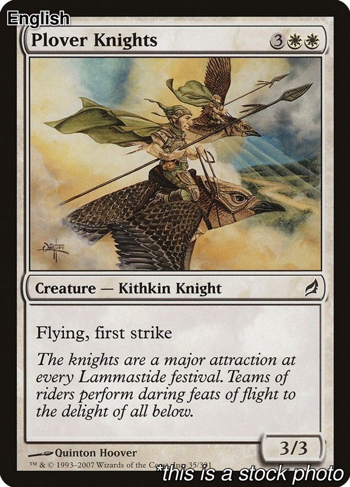 EN Plover Knights 35 Lorwyn Common LP