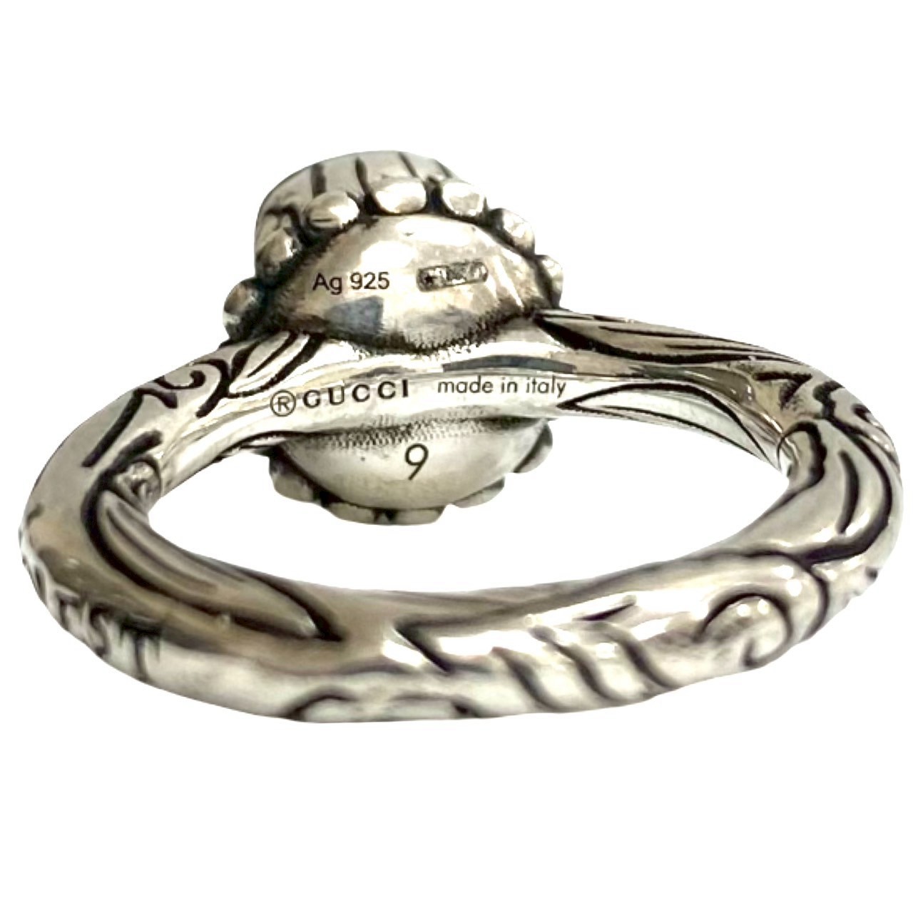 GUCCI Anger Forest Eagle Head Ring Ring Silver925… - image 2