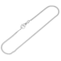Armband 925 Sterling Silber 19Cm Panzerkette 2 Fach Diamantiert Damen Armkette