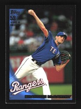 Brandon McCarthy Texas Rangers 2010 Topps Black #660 SN /59