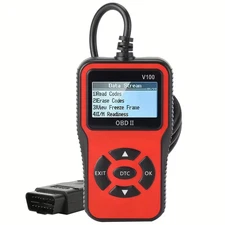 OBD2 V100 Diagnostic Scanner voiture diagnostique lecteur de code & Effacer les fautes O2 Capteur