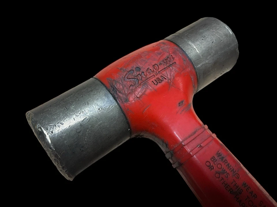 Herramientas a presión BE224 24 oz. Mazo martillo latón vintage Foto 2 de 4