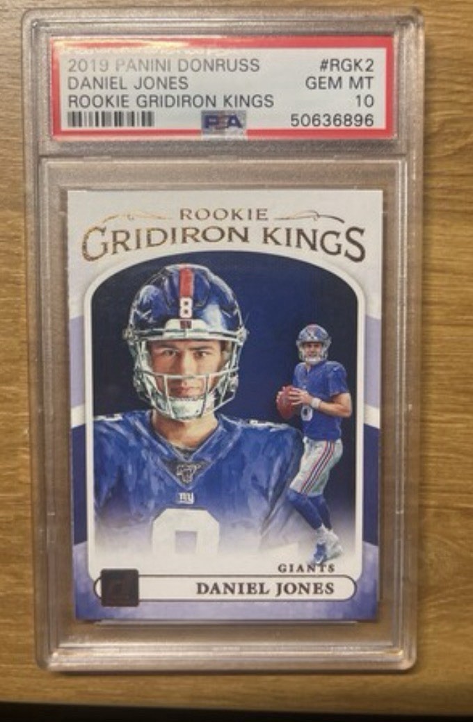 Daniel Jones Panini Donruss Rookie Gridiron Kings #RGK2 Base