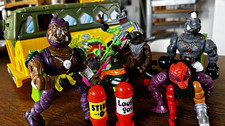 Teenage Mutant Ninja Turtles mit Fahrzeug, Fi...