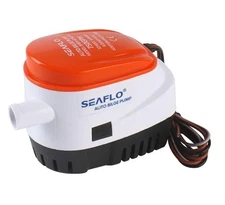 SEAFLO 06 Series Automatic Submersible Bilge Pump - 750GPH, 12V, 3/4" Outlet,...