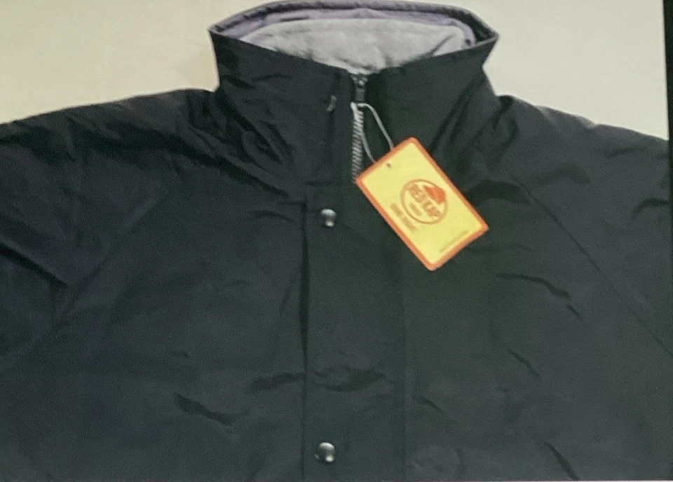 Red Kap Men's Water Resistant Finish Jacket Vest Combo Zip IN/OUT JN30BK NWT 5X - Image 3 of 4