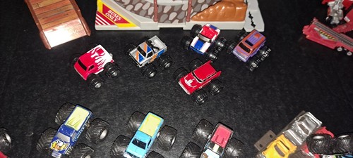 MICRO MACHINES TUFF TRAX TRACTOR PULL SLED MONSTER TRUCKS SASSY MASSEY GALOOB - Picture 6 of 9