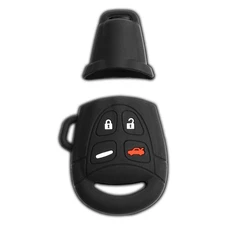 Key Fob Remote Skin Shell Case Cover Replacement for Saab LTQSAAM433TX