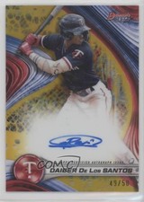 2024 Bowman's Best of Gold Refractor 49/50 Daiber De Los Santos Auto 1cx3