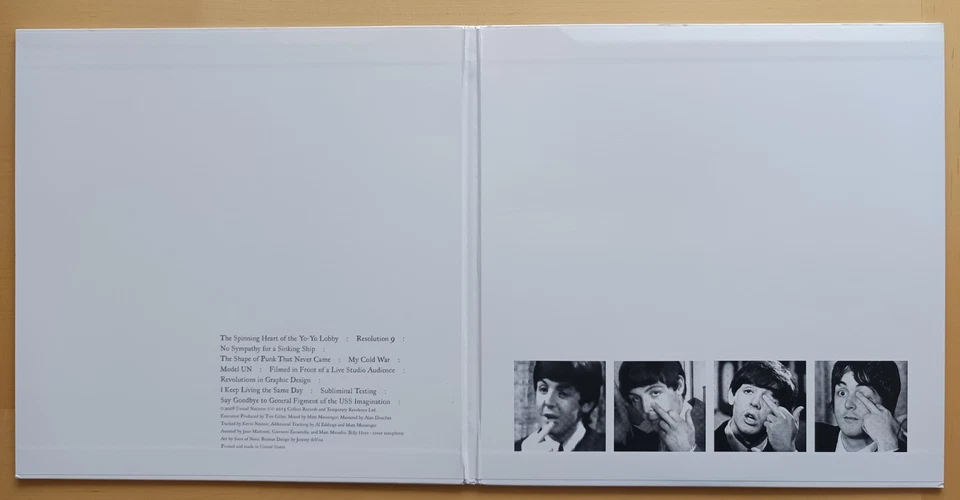 UNITED NATIONS SAME Temporary Residence Limited Edition Numbered Vinyl NEAR MINT - Bild 3 von 4