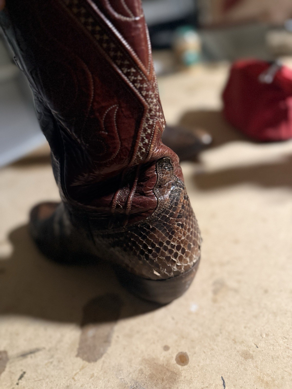Lucchese Classics Men's 11D Genuine Python Snakes… - image 7