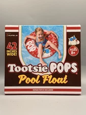  Tootsie Pops Pool Float 42” Inflatable Swim Ring Owl Design New in Box