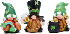 3 PCS St Patricks Day Gnome Decorations Beard Elf for St Patrick'S Day Decor Hom
