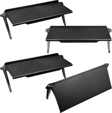 4 Pcs Top of TV Shelf for Cable Box Adjustable TV Top Shelf for Monitor Screen M