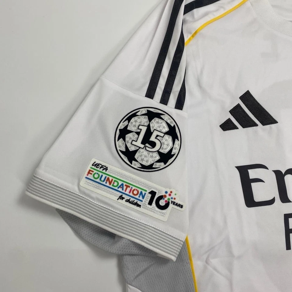 Camiseta de fútbol Real Madrid 25/26 local manga corta Mbappe #10 para hombre todas las tallas Foto 4 de 4