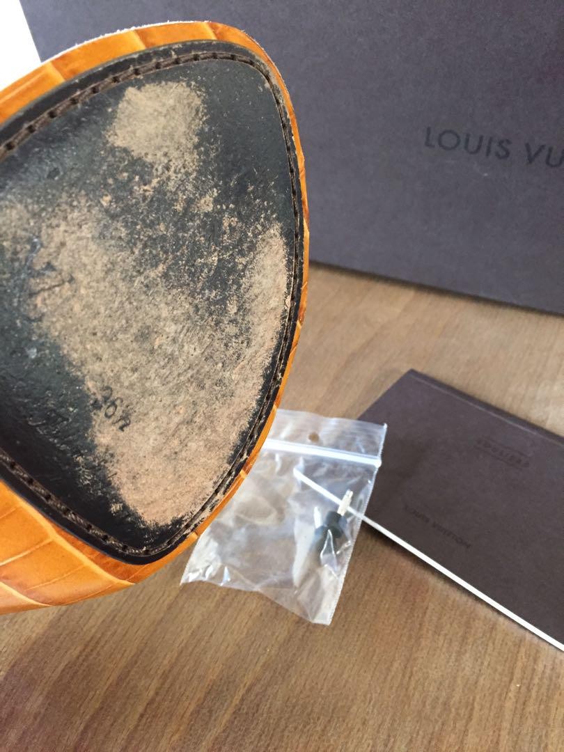 Louis Vuitton レザーハラコベルトサンダル361/2ルイヴィトン Louis Vuitton Leather Harako Belt Sandals 361/2 Louis