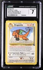 1999 Pokemon Black Star Promos Dragonite Mewtwo Strikes Back Stamped #5 CGC 7