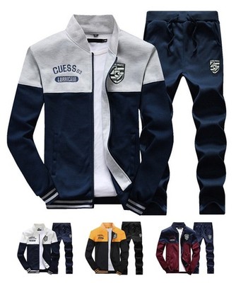 Herren Jogginganzug Jacke Tracksuit Suit Sportanzug Sporthose Trainingsanzug DE