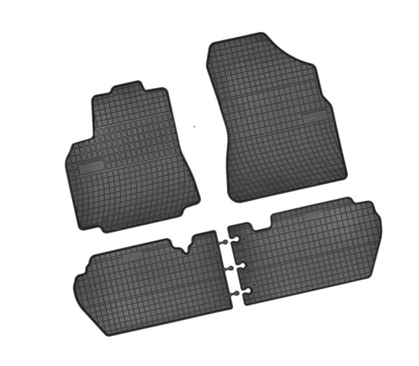 Auto-FußMatten Gummimatten Schwarz FüR Citroen Berlingo 2 PKW 2012 - 2018-image