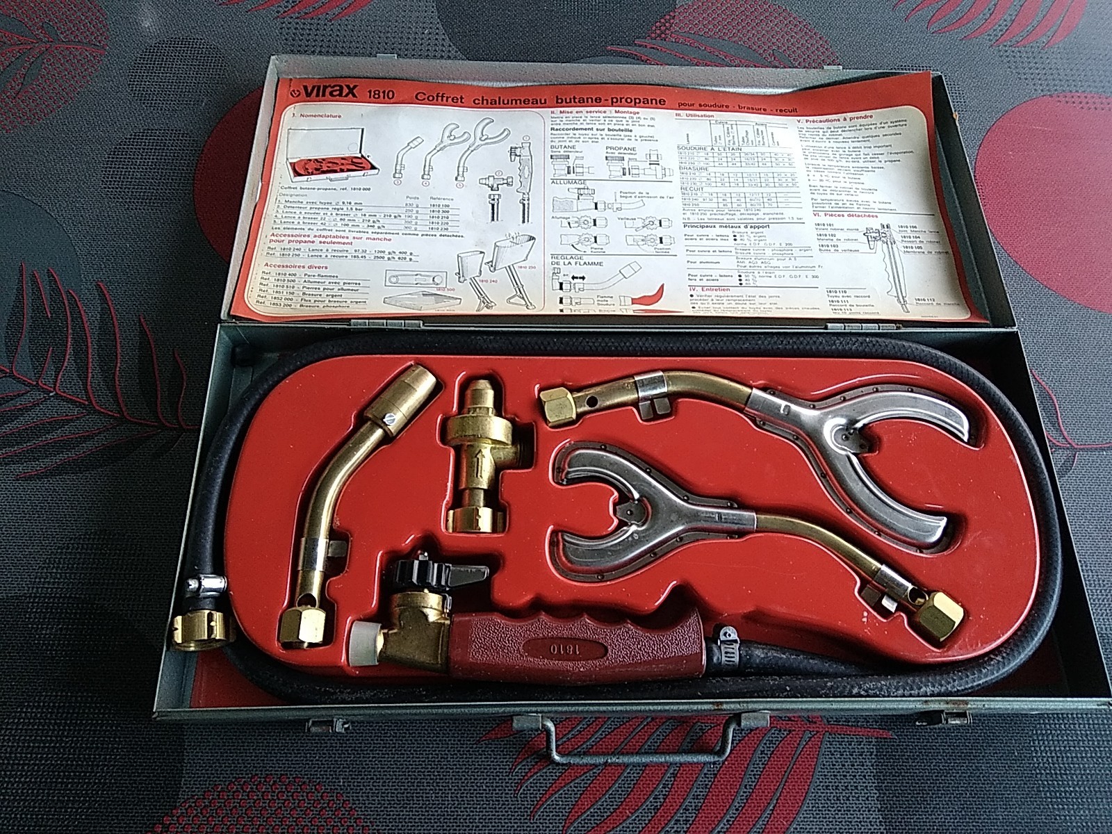 Fuite de canalisation résolue avec le coffret à soudure Virax 1810 gaz