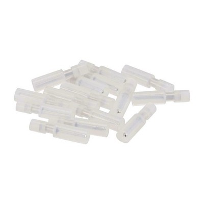 Wire Butt Male Terminals Insulated Round AWG 24-18 White 20 Pcs  KD #vn