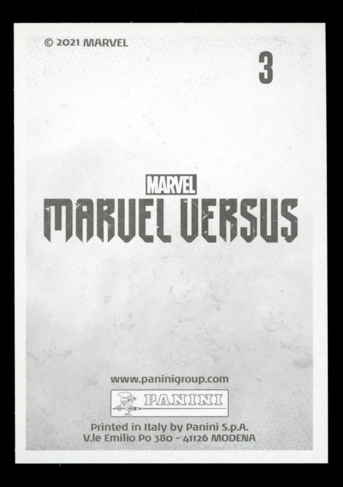 HEROES vs VILLAINS 2021 Marvel Versus Four Sticker Puzzle #2-5 *Qty - Image 3 of 4