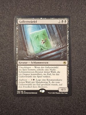 MAGIC MTG - Gallertwürfel - AFR 105/281 - Forgotten Realms - RARE - TOP - DE