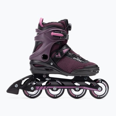 ATTABO OneFoot Damen Rollschuhe lila EU 40 Inline-Skates Fitness-Skates FitGO