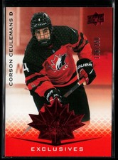 2021-22 Upper Deck Team Canada Juniors Exclusives #82 Corson Ceulemans 126/250