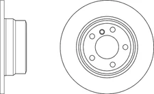Solid Brake Discs and Pads Rear Proformer PBD8352+PBP7346 fits BMW X5