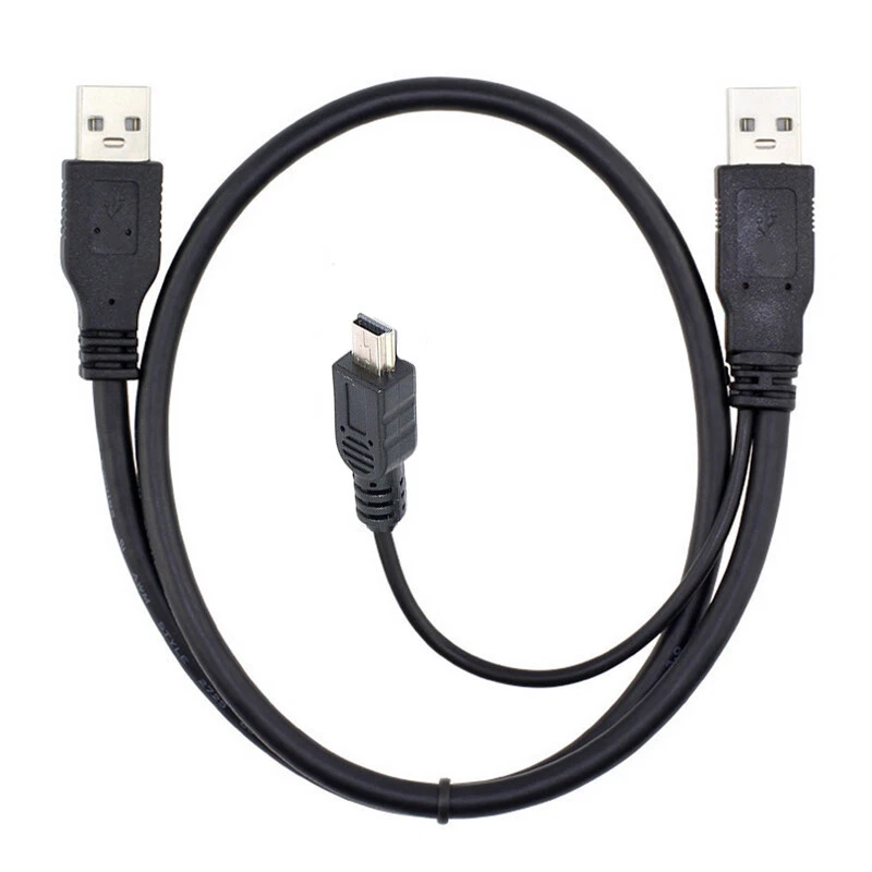 6ft (1.8m) USB 2.0 Two A Male to One Mini-B Male Y-Cable, USB 2.0 Cables, USB  Cables, Adapters, and Hubs