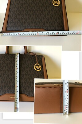 NWT Michael Kors Jessie Large Signature TZ Tote Shoulder Bag | eBay