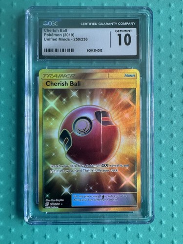 Cherish Ball graded PSA 10 for sale on eBay