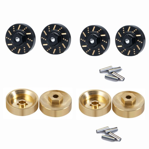 Brass Wheel Weight Hex Adapter 5mm fr 1:24 Axial SCX24 RC Model Car Truck - Picture 15 of 15