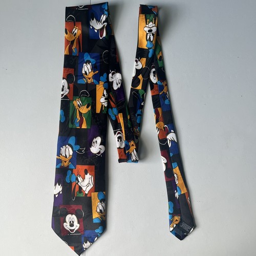 Disney Neck Tie Mickey Unlimited 58" Goofy Donald Duck Pluto Balancine Inc - Picture 2 of 3