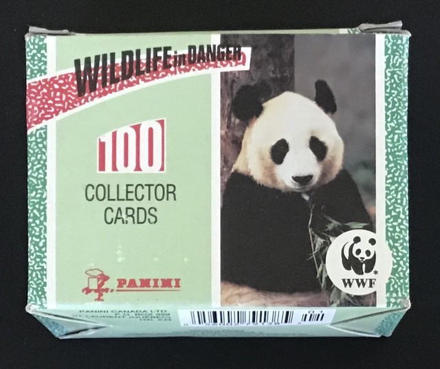 1991 ENDANGERED WILD ANIMALS COMPLETE BASIC TRADING CARD SET