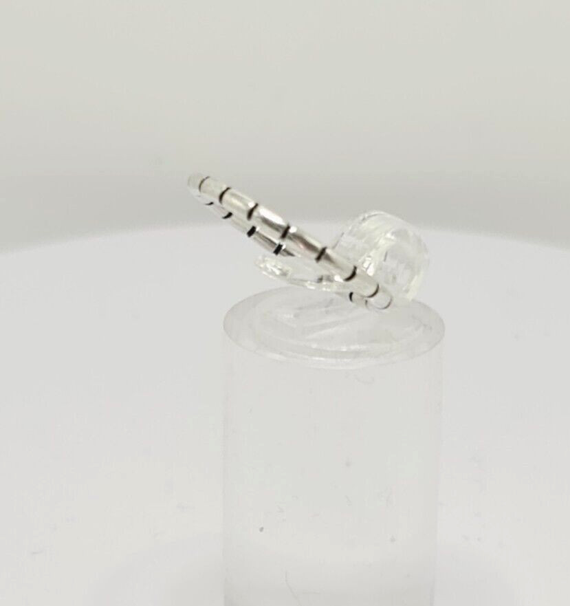 Fabulous Solid Patterned Band Ring 925 Silver Siz… - image 5